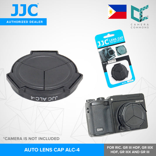 JJC Auto Lens Cap ALC-4 for Ricoh S10 Camera Accessories