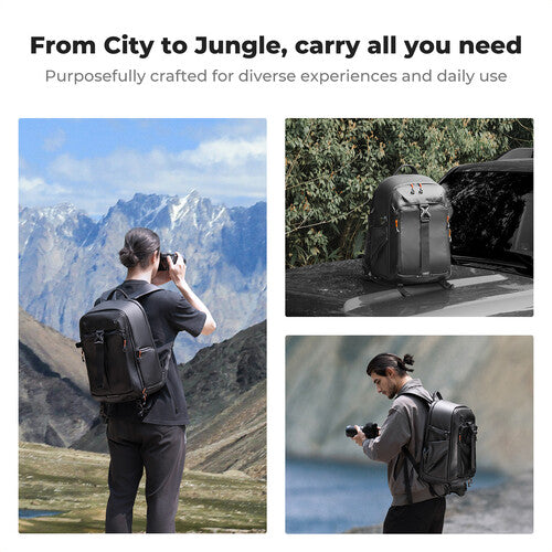 K&F BAG Backpack 25L Nature Wander 11 (Black) KF13.211
