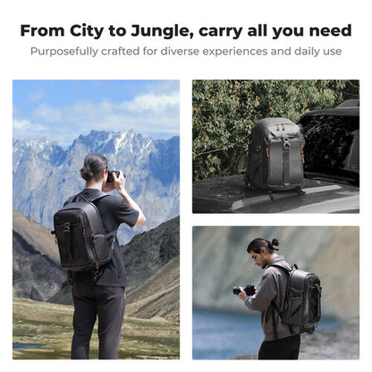 K&F BAG Backpack 25L Nature Wander 11 (Black) KF13.211