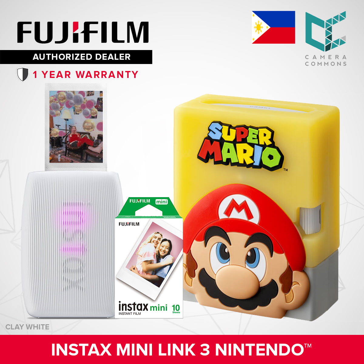FUJIFILM Instax Mini Link 2 / Mini Link 3 Smartphone Printer NEW VERSION