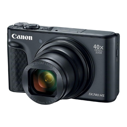 Canon PowerShot SX740 HS Digital Camera 4K 20.3MP 24-960mm (35mm Equivalent) Selfie Tilting LCD
