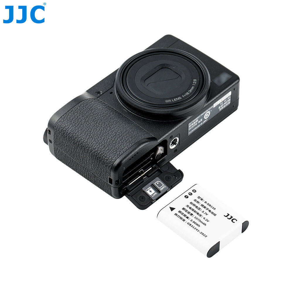 JJC B-DB110 Li-ion Battery 1070mah for Ricoh GR IIIx GRIII WG-6 Cameras Accessories