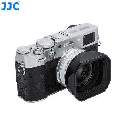 JJC Square Lens Hood for Fujifilm X100VI, X100V, X100F Digital Compact Cameras Accessories
