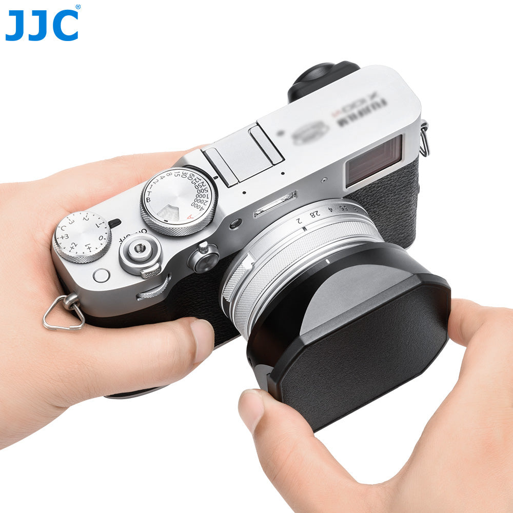 JJC Square Lens Hood for Fujifilm X100VI, X100V, X100F Digital Compact Cameras Accessories
