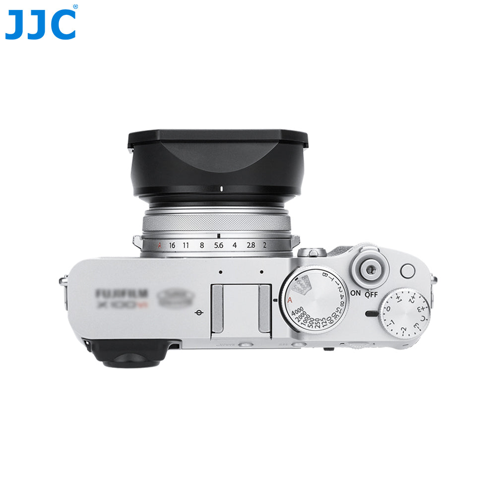 JJC Square Lens Hood for Fujifilm X100VI, X100V, X100F Digital Compact Cameras Accessories