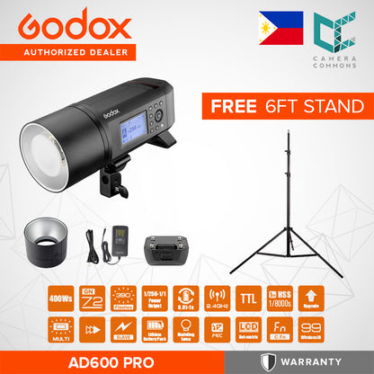 CLEARANCE Godox AD600Pro Version 2 Witstro All-In-One Outdoor Flash Studio Light Photography