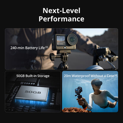 DJI Osmo Action 6 Camera Standard / Adventure Combo 38MP CMOS 4K120 Video OLED Waterproof