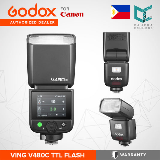 Godox Ving V480 TTL On-Camera Flash Portable Shoe-Mounted 2.4 GHz X Wireless Radio System