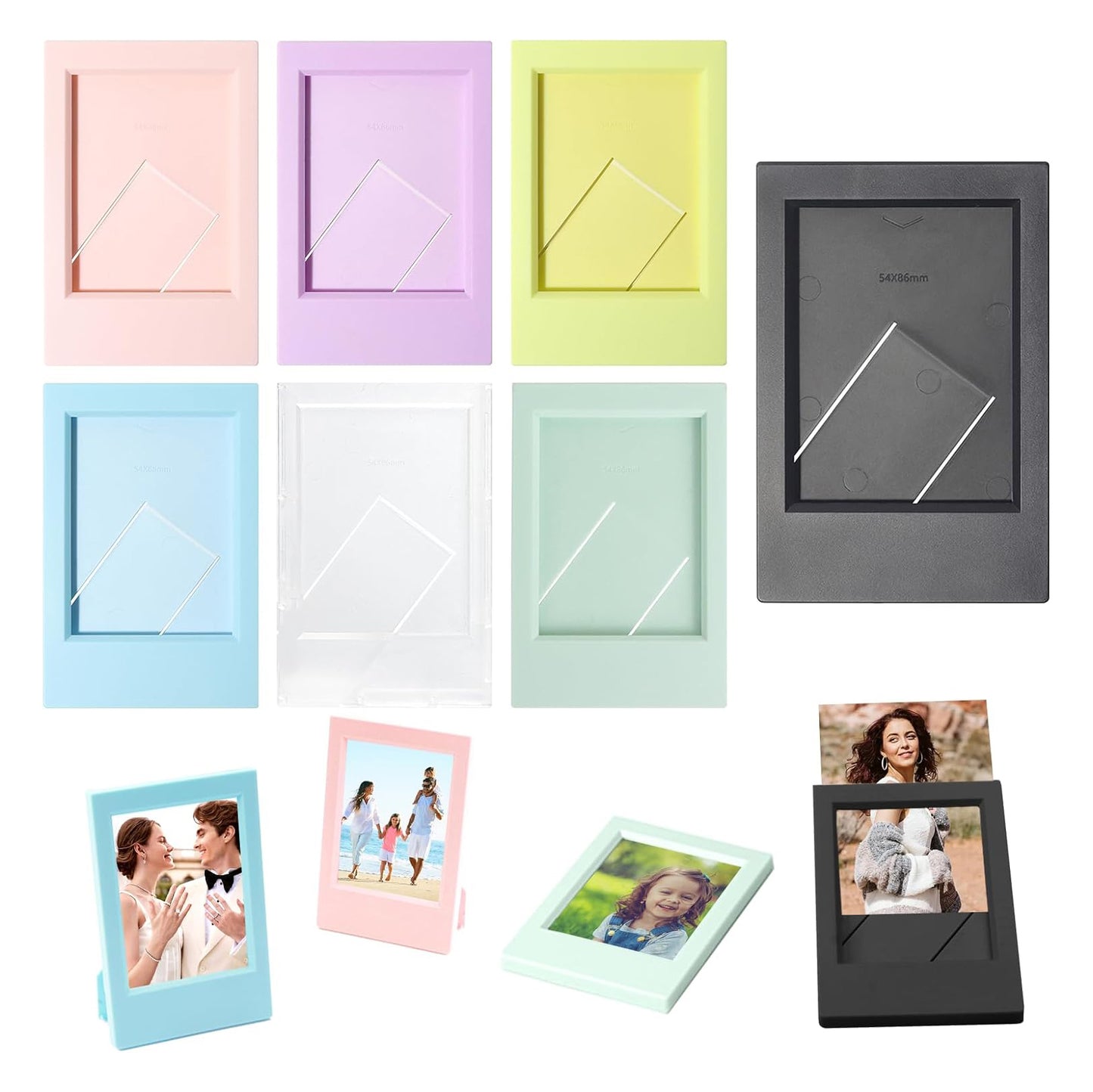Picture Frame Photo Stand for Instax Instant Mini Films Accessories Colorful Small