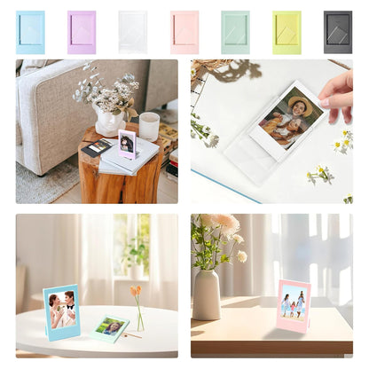 Picture Frame Photo Stand for Instax Instant Mini Films Accessories Colorful Small