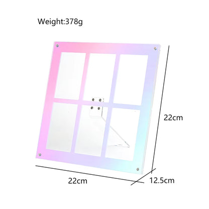 Acrylic Photo Stand 6 Pockets for Fujifilm Instax Instant Mini Films