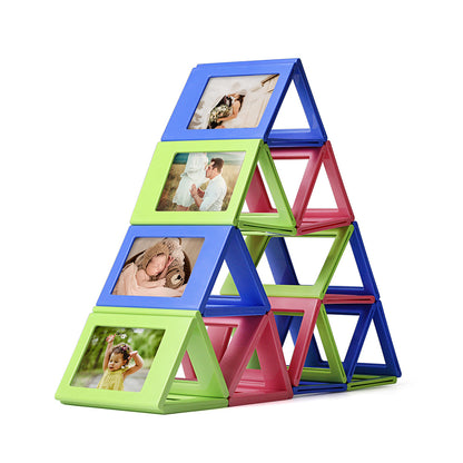 10pcs Assorted Magnetic Picture Frame for Fujifilm Instax Instant Mini Films Cute Small for Refrigerator Display