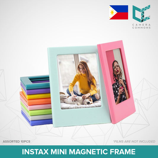 10pcs Assorted Magnetic Picture Frame for Fujifilm Instax Instant Mini Films Cute Small for Refrigerator Display
