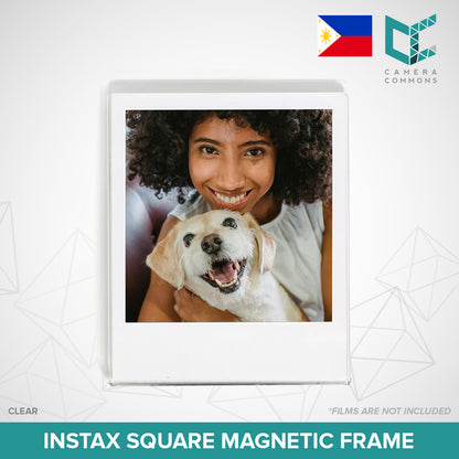 Clear Magnetic Picture Frame for Fujifilm Instax Instant Films Cute Small for Refrigerator Display