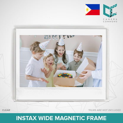 Clear Magnetic Picture Frame for Fujifilm Instax Instant Films Cute Small for Refrigerator Display
