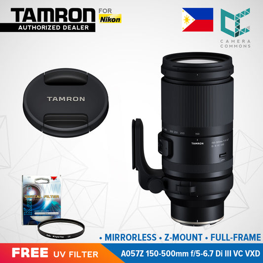Tamron A057 150-500mm f/5-6.7 Di III VC VXD Telephoto Lens for Mirrorless Full-Frame Cameras
