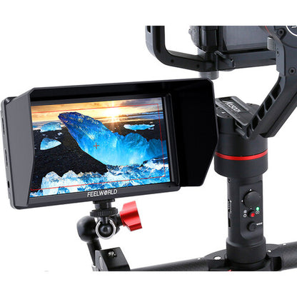 FEELWORLD S55 V3 6" 4K HDMI Monitor Up to DCI 4K via HDMI Input & Output