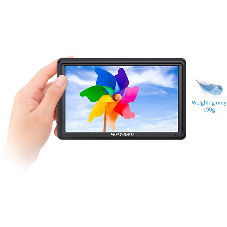 FEELWORLD S55 V3 6" 4K HDMI Monitor Up to DCI 4K via HDMI Input & Output
