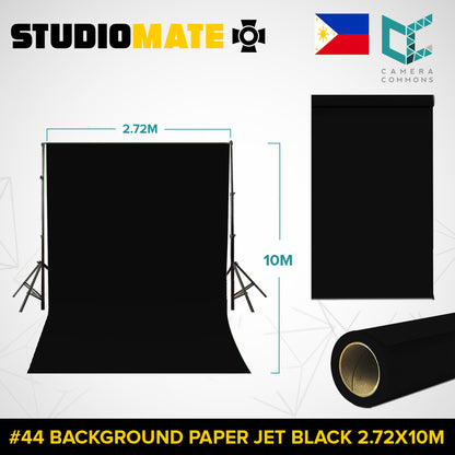 Studiomate Seamless Photography Videography Backdrop Background Paper 2.72x10m / 8.92x32 ft Studio Equipment