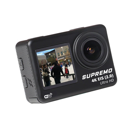 Supremo Ace 4K Dual Display WaterProof Action Camera 4K60fps Electronic Image Stabilizer Wide Angle