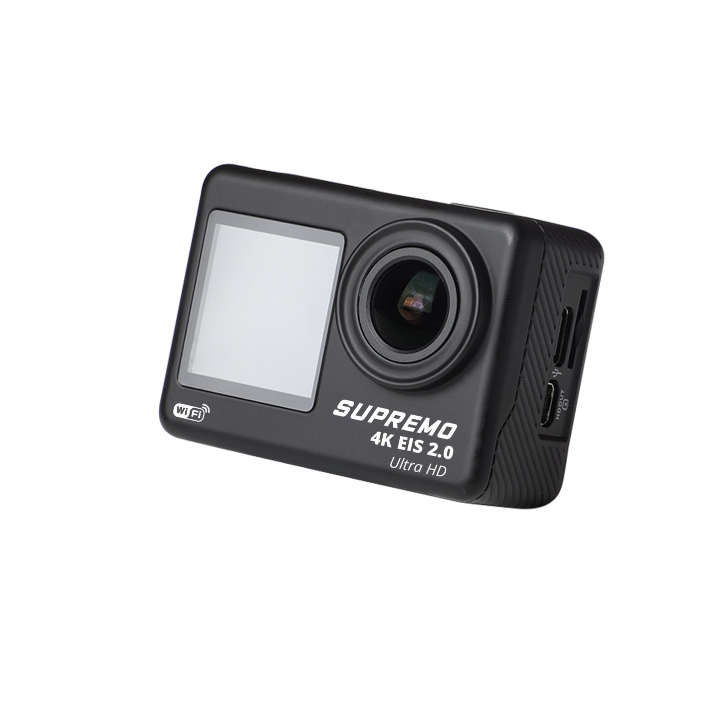 Supremo Ace 4K Dual Display WaterProof Action Camera 4K60fps Electronic Image Stabilizer Wide Angle