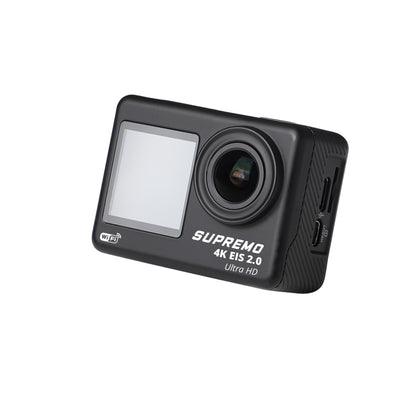 Supremo Ace 4K Dual Display WaterProof Action Camera 4K60fps Electronic Image Stabilizer Wide Angle