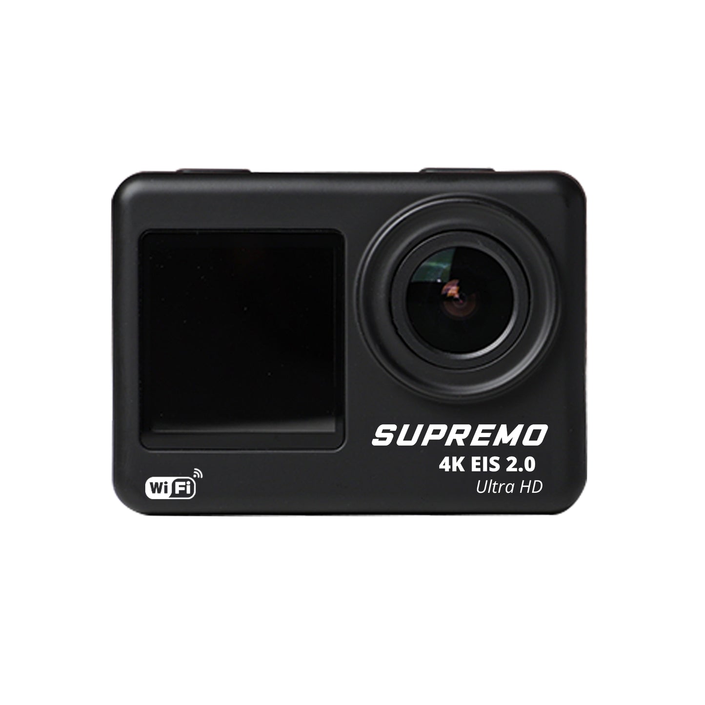 Supremo Ace 4K Dual Display WaterProof Action Camera 4K60fps Electronic Image Stabilizer Wide Angle
