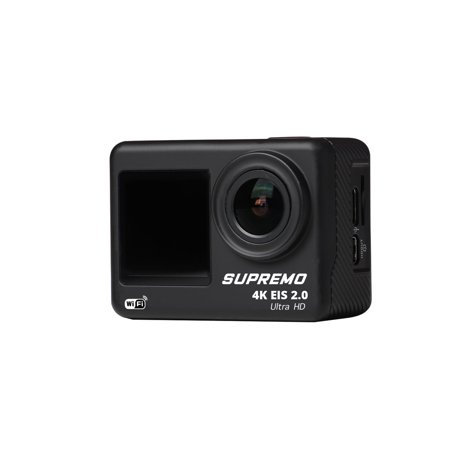 Supremo Ace 4K Dual Display WaterProof Action Camera 4K60fps Electronic Image Stabilizer Wide Angle