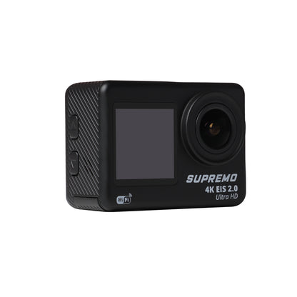 Supremo Ace 4K Dual Display WaterProof Action Camera 4K60fps Electronic Image Stabilizer Wide Angle