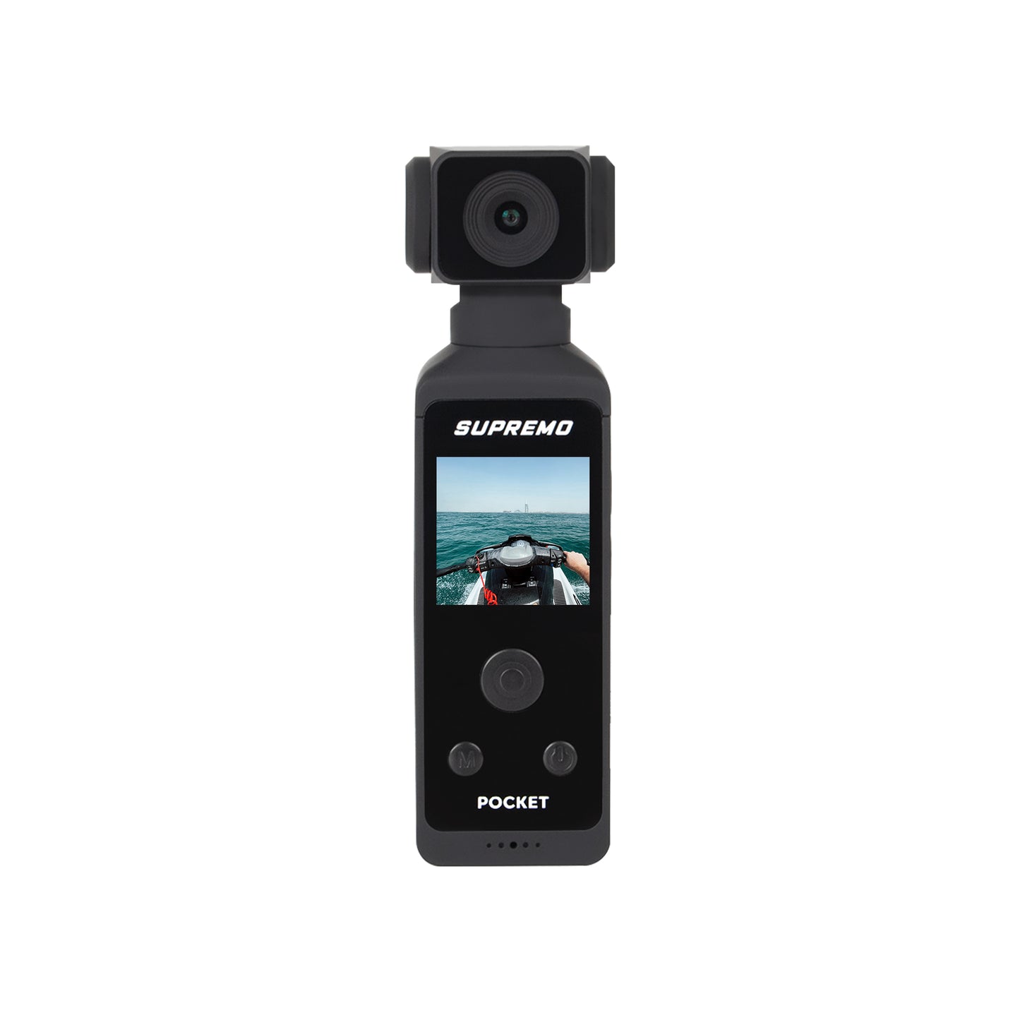 Supremo Ultra HD Pocket Action Camera Camcorder 6 Axis Stabilization 50MP 5K30fps Waterproof