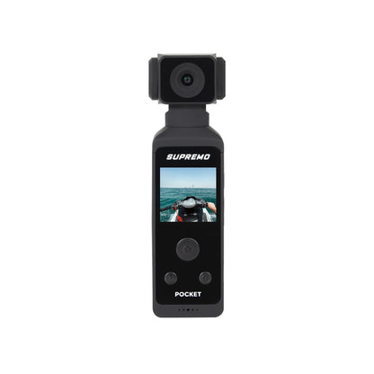 Supremo Ultra HD Pocket Action Camera Camcorder 6 Axis Stabilization 50MP 5K30fps Waterproof