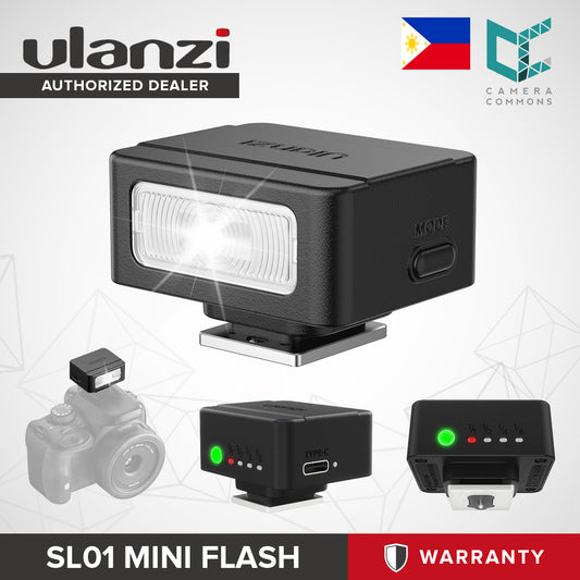 Ulanzi SL01 SL01 Mini Flash Speedlite Spark Lite Camera Light GN8 6500K Compact Portable
