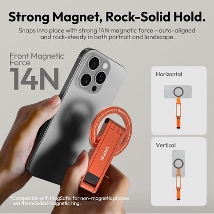Ulanzi MA60 Magnetic Phone Mini Tripod and Stand for Smartphone Aluminium Magnet Quick Mount