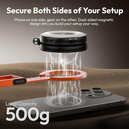 Ulanzi MA60 Magnetic Phone Mini Tripod and Stand for Smartphone Aluminium Magnet Quick Mount