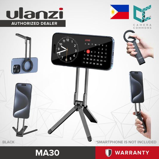 Ulanzi MA30 Carabiner Mounted Magnetic Mini Tripod for Smartphones Magnet Quick Mount