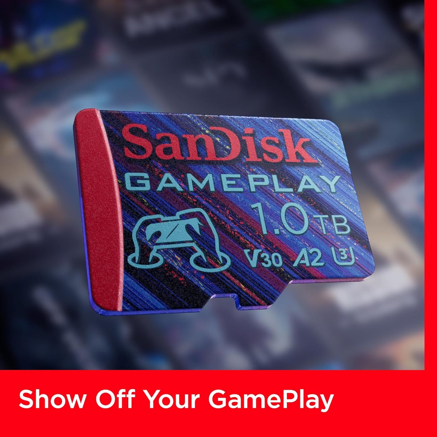 SanDisk GamePlay A2 Micro SD Memory Card UHS-1 C10 V30 190MB/s 128GB