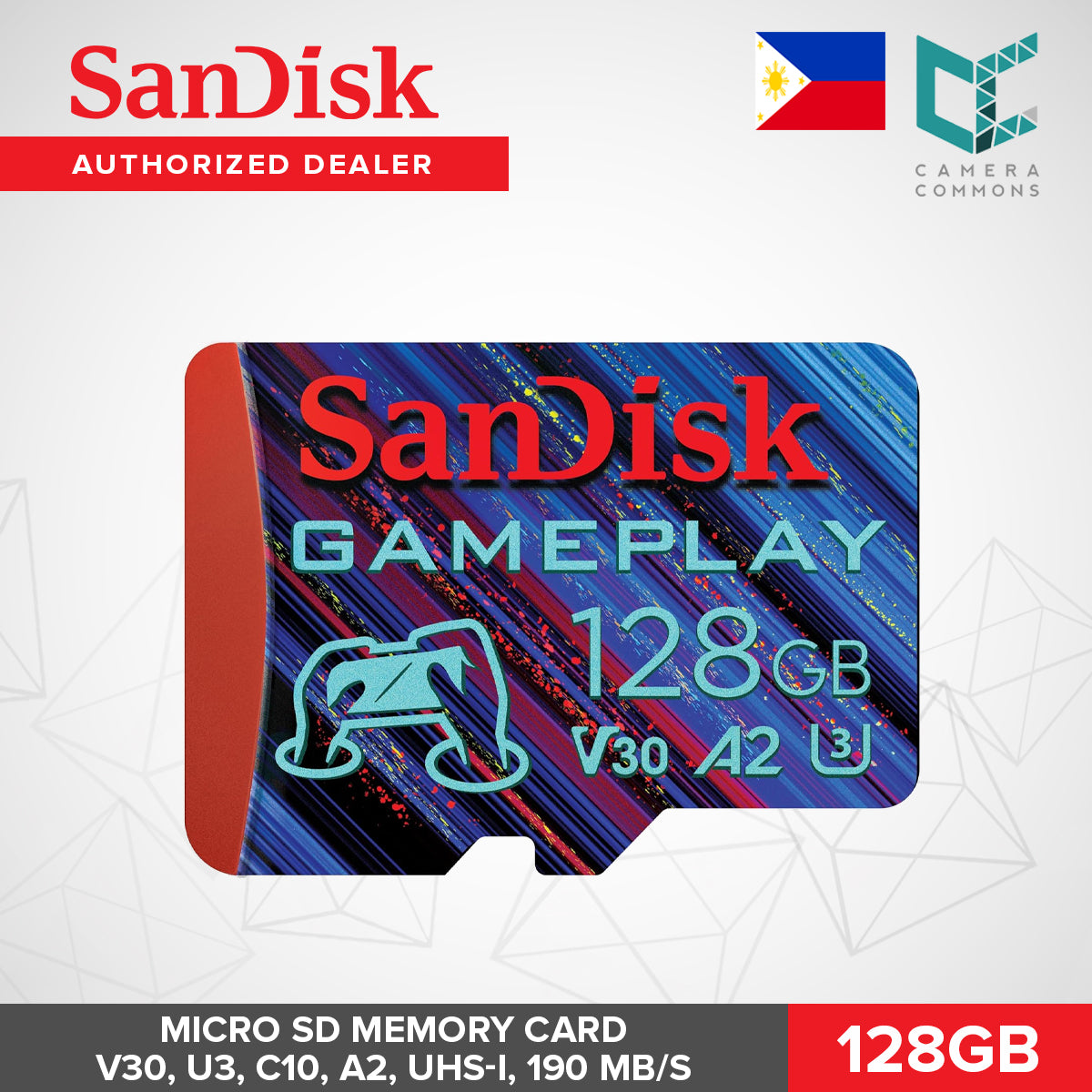 SanDisk GamePlay A2 Micro SD Memory Card UHS-1 C10 V30 190MB/s 128GB