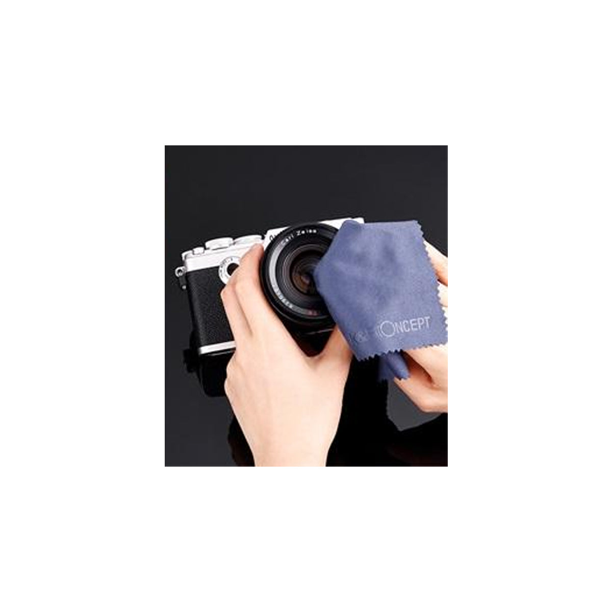 K&F Concept Micro Fiber Cleaning Cloth Blue for Camera Lenses Filter Accessories Electronics