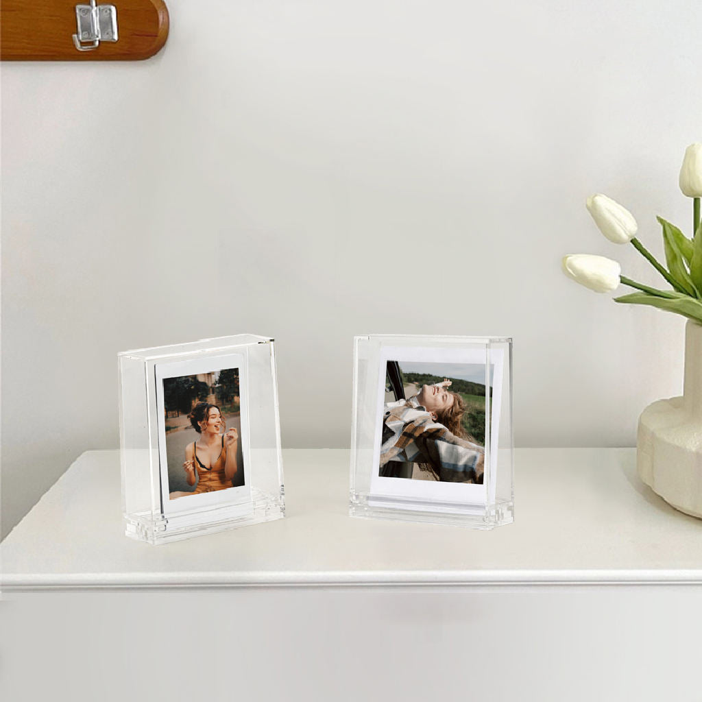 Clear Photo Frame Box Versatile Collection for Instax Mini Film / Square Film Protective Simple