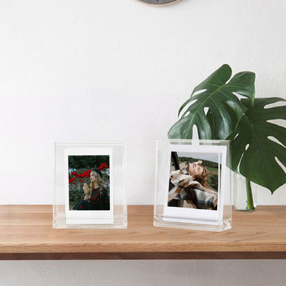 Clear Photo Frame Box Versatile Collection for Instax Mini Film / Square Film Protective Simple