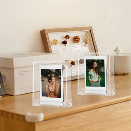 Clear Photo Frame Box Versatile Collection for Instax Mini Film / Square Film Protective Simple