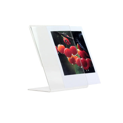 Clear Acrylic L Frame Stand Photo Frame for Fujifilm Instax Instant Square Film