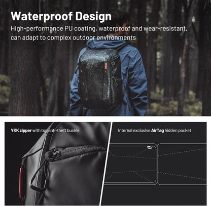 PGYTECH OneMo Lite Camera Backpack 22L Quick-Access Side Pocket Splashproof Twilight Black