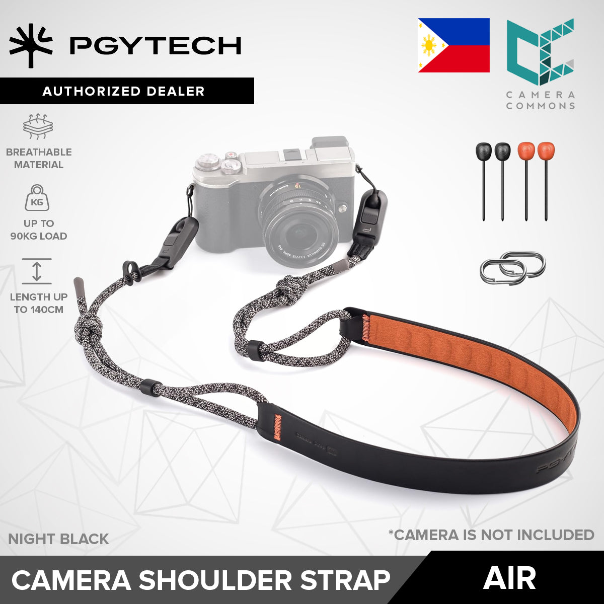 PGYTECH Camera Shoulder Strap Air / Air Retro for Mirrorless Digital Camera Quick Release