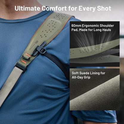 PGYTECH Camera Shoulder Strap Pro Quick Release Bead Connectors Snap Fast