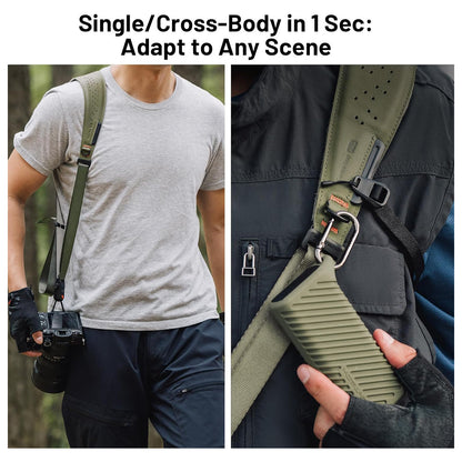 PGYTECH Camera Shoulder Strap Pro Quick Release Bead Connectors Snap Fast
