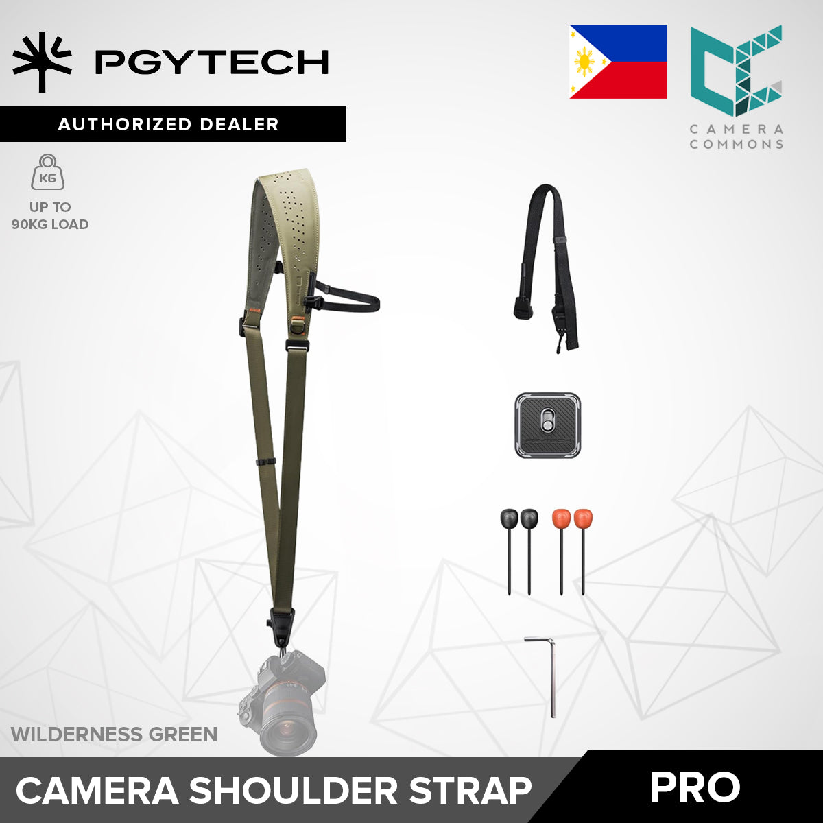PGYTECH Camera Shoulder Strap Pro Quick Release Bead Connectors Snap Fast