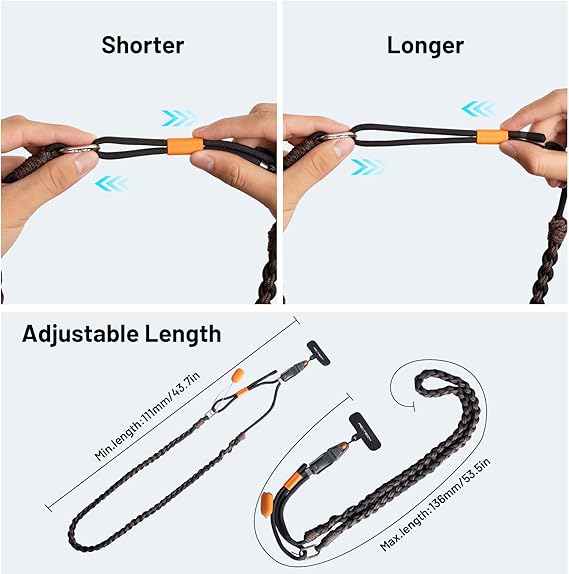 PGYTECH LinkGo Phone Strap Braided / Webbing with Microfiber Cloth for Smartphone Photography