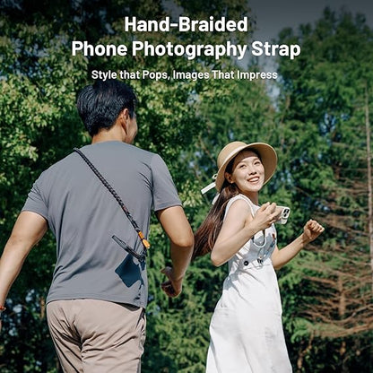 PGYTECH LinkGo Phone Strap Braided / Webbing with Microfiber Cloth for Smartphone Photography