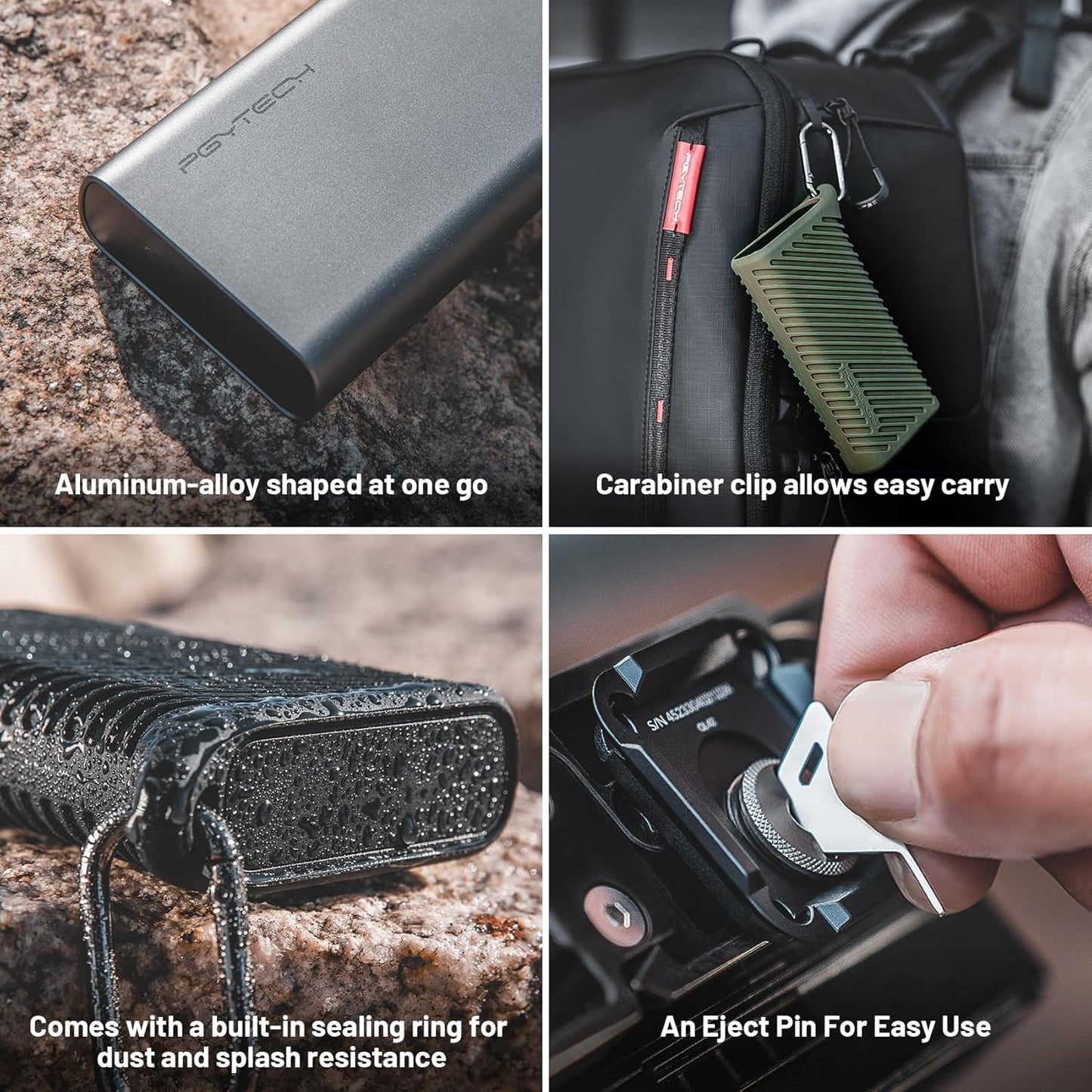 PGYTECH CreateMate CFexpress Type A / Type B / SD Card Reader Case High-Speed Camera Accessories